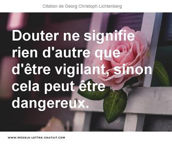 Citations Georg Christoph Lichtenberg