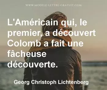Citation de Georg Christoph Lichtenberg