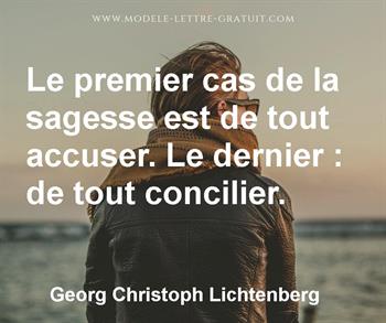 Citation de Georg Christoph Lichtenberg