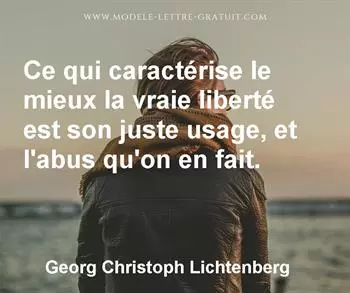 Citation de Georg Christoph Lichtenberg