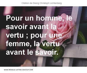 Citations Georg Christoph Lichtenberg