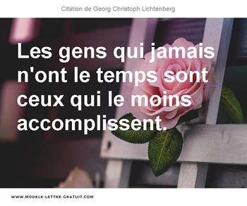 Citations Georg Christoph Lichtenberg