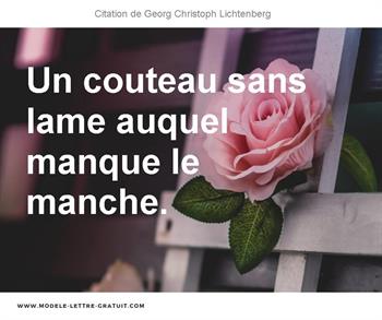 Citations Georg Christoph Lichtenberg