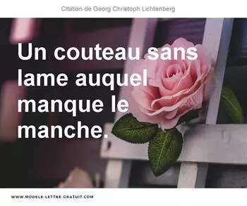 Citations Georg Christoph Lichtenberg