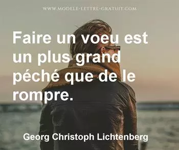 Citation de Georg Christoph Lichtenberg