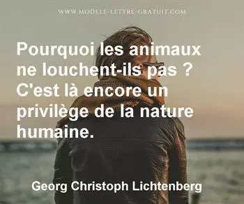 Citation de Georg Christoph Lichtenberg