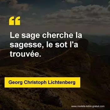 Citation Georg Christoph Lichtenberg