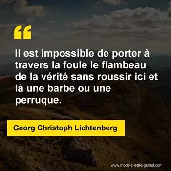 Citation Georg Christoph Lichtenberg