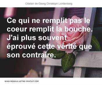 Citations Georg Christoph Lichtenberg