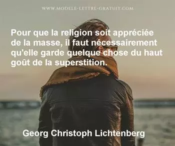 Citation de Georg Christoph Lichtenberg