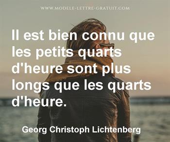 Citation de Georg Christoph Lichtenberg