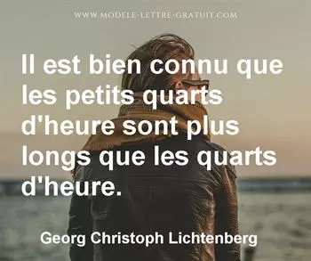 Citation de Georg Christoph Lichtenberg