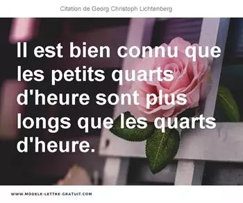 Citations Georg Christoph Lichtenberg