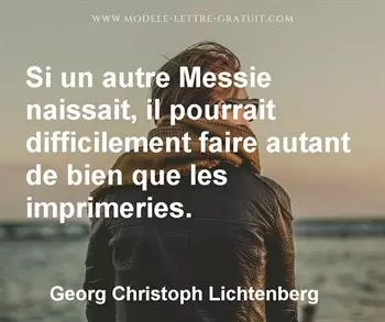 Citation de Georg Christoph Lichtenberg