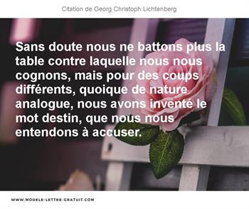 Citations Georg Christoph Lichtenberg