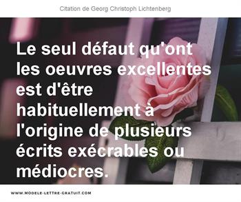 Citations Georg Christoph Lichtenberg