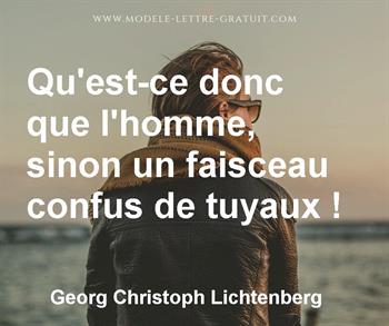 Citation de Georg Christoph Lichtenberg