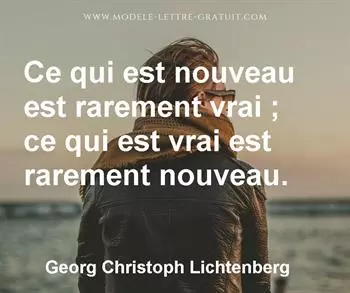 Citation de Georg Christoph Lichtenberg
