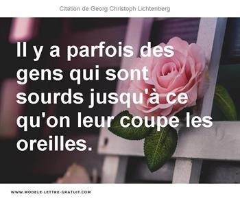 Citations Georg Christoph Lichtenberg
