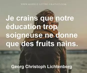 Citation de Georg Christoph Lichtenberg
