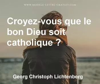 Citation de Georg Christoph Lichtenberg