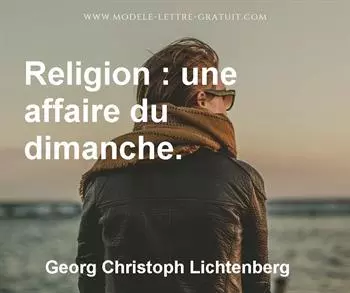 Citation de Georg Christoph Lichtenberg
