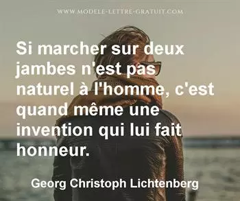 Citation de Georg Christoph Lichtenberg