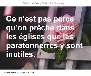 Citations Georg Christoph Lichtenberg
