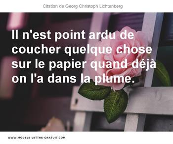 Citations Georg Christoph Lichtenberg