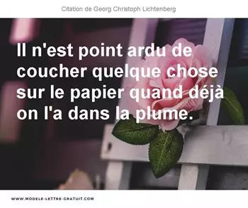 Citations Georg Christoph Lichtenberg