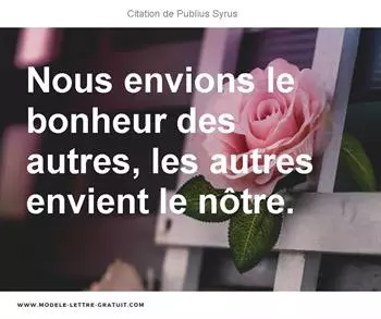 Citations Publius Syrus