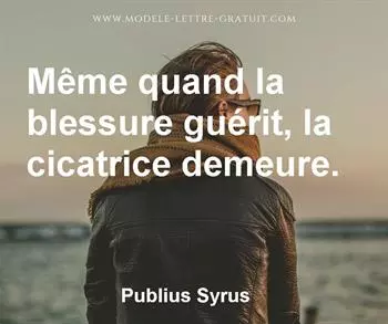 Citation de Publius Syrus