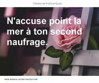 Citations Publius Syrus