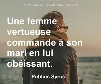 Citation de Publius Syrus