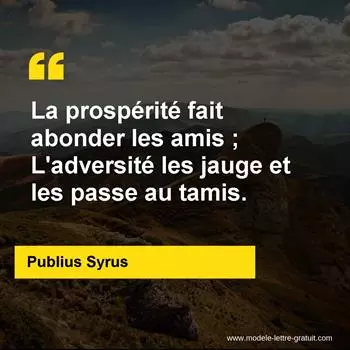Citation Publius Syrus