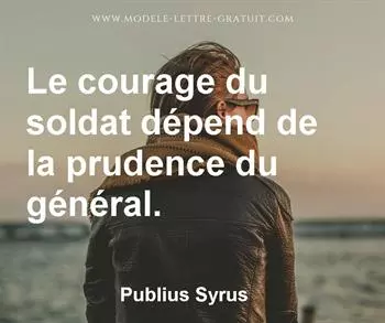 Citation de Publius Syrus