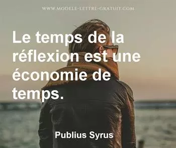 Citation de Publius Syrus