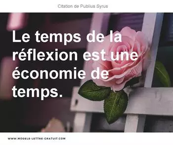 Citations Publius Syrus