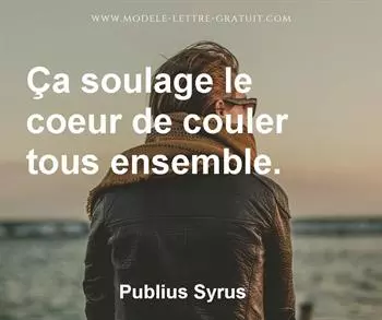 Citation de Publius Syrus