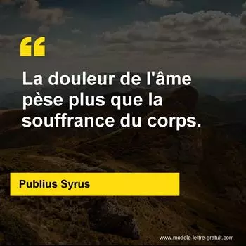Citation Publius Syrus