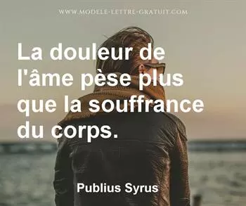 Citation de Publius Syrus