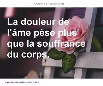 Citations Publius Syrus