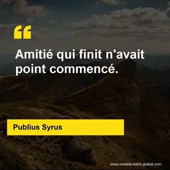 Citation Publius Syrus