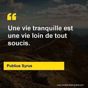 Citation Publius Syrus