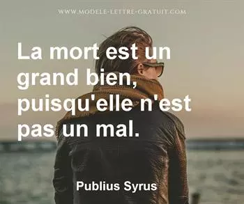 Citation de Publius Syrus
