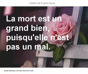 Citations Publius Syrus