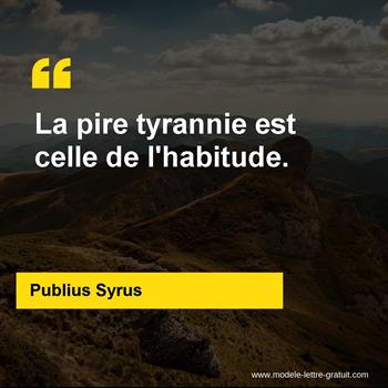 Citations Publius Syrus