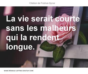 Citations Publius Syrus