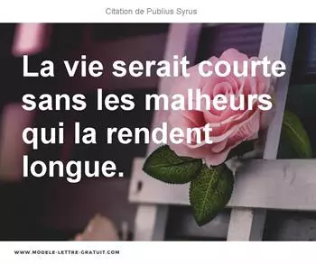 Citations Publius Syrus