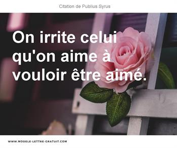 Citations Publius Syrus